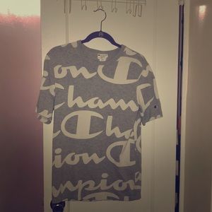 Grey & White Champion Shirt